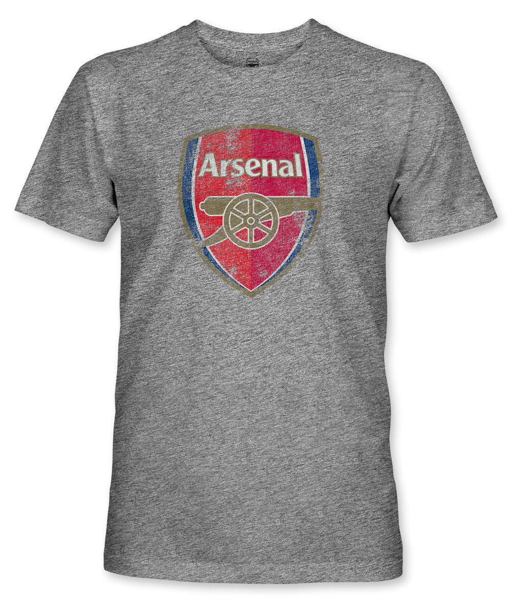 Arsenal FC Color Badge Vintage Triblend T-Shirt - Grey – 1863