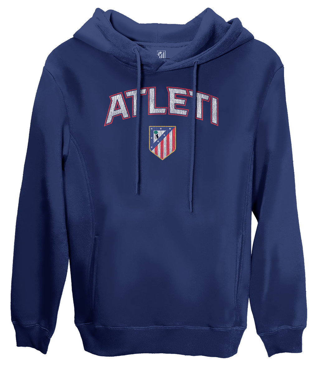 Club Atlético de Madrid Athletic Wordmark Fleece Pullover Hoodie