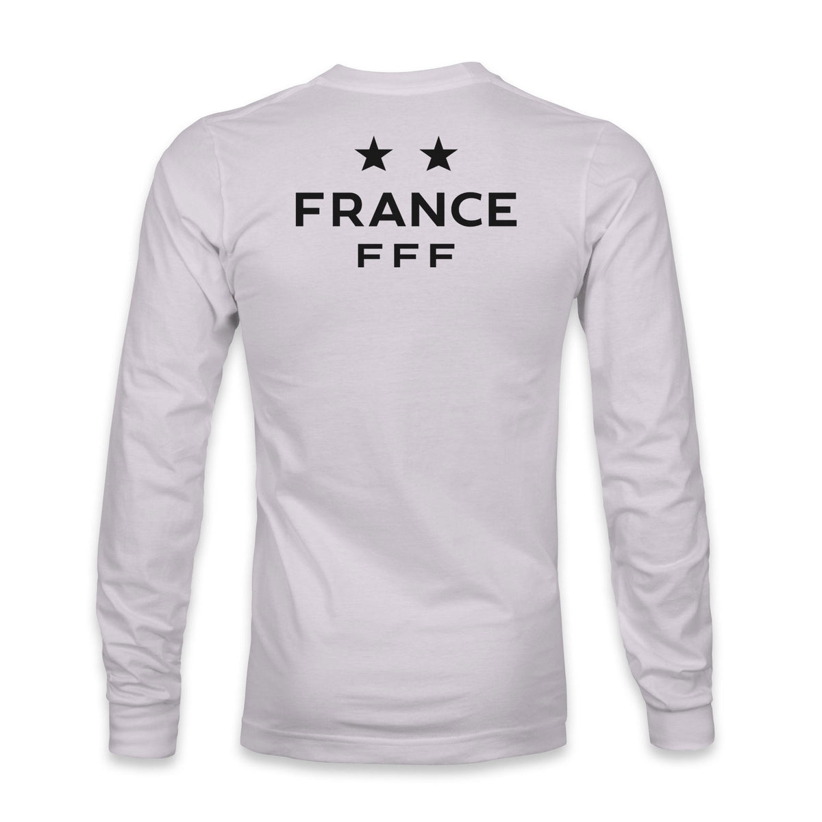 French Football Federation Platinum Touch Cotton Long Sleeve T-Shirt ...