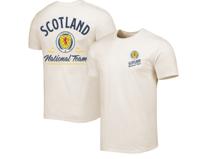 Scotland FA The Flourish Cotton T-Shirt -Natural – 1863 Football Scotland FA The Flourish Cotton T-Shirt -Natural – 1863 Football