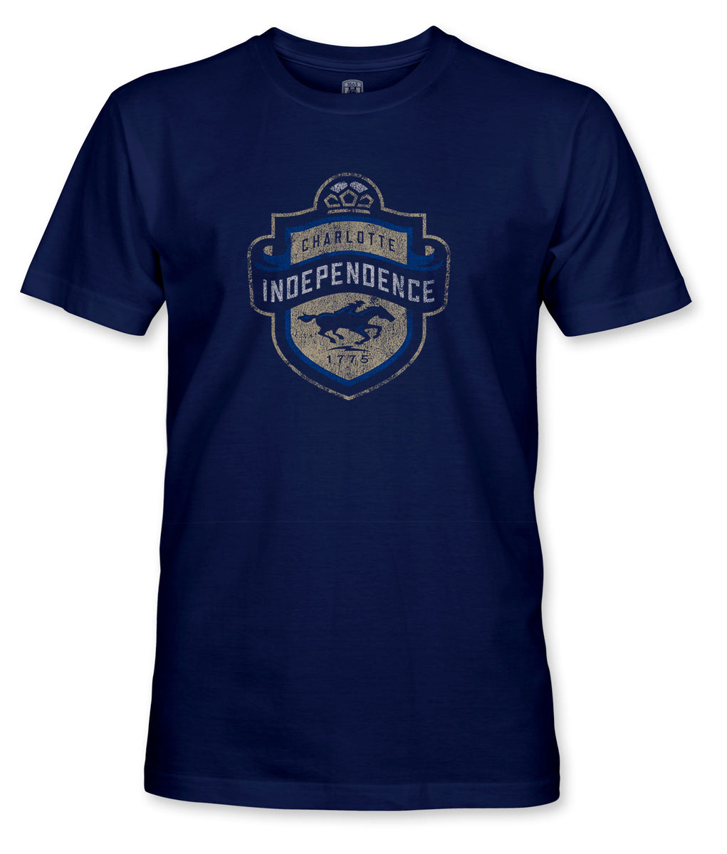 Charlotte Independence Color Badge Cotton TShirt Navy 1863