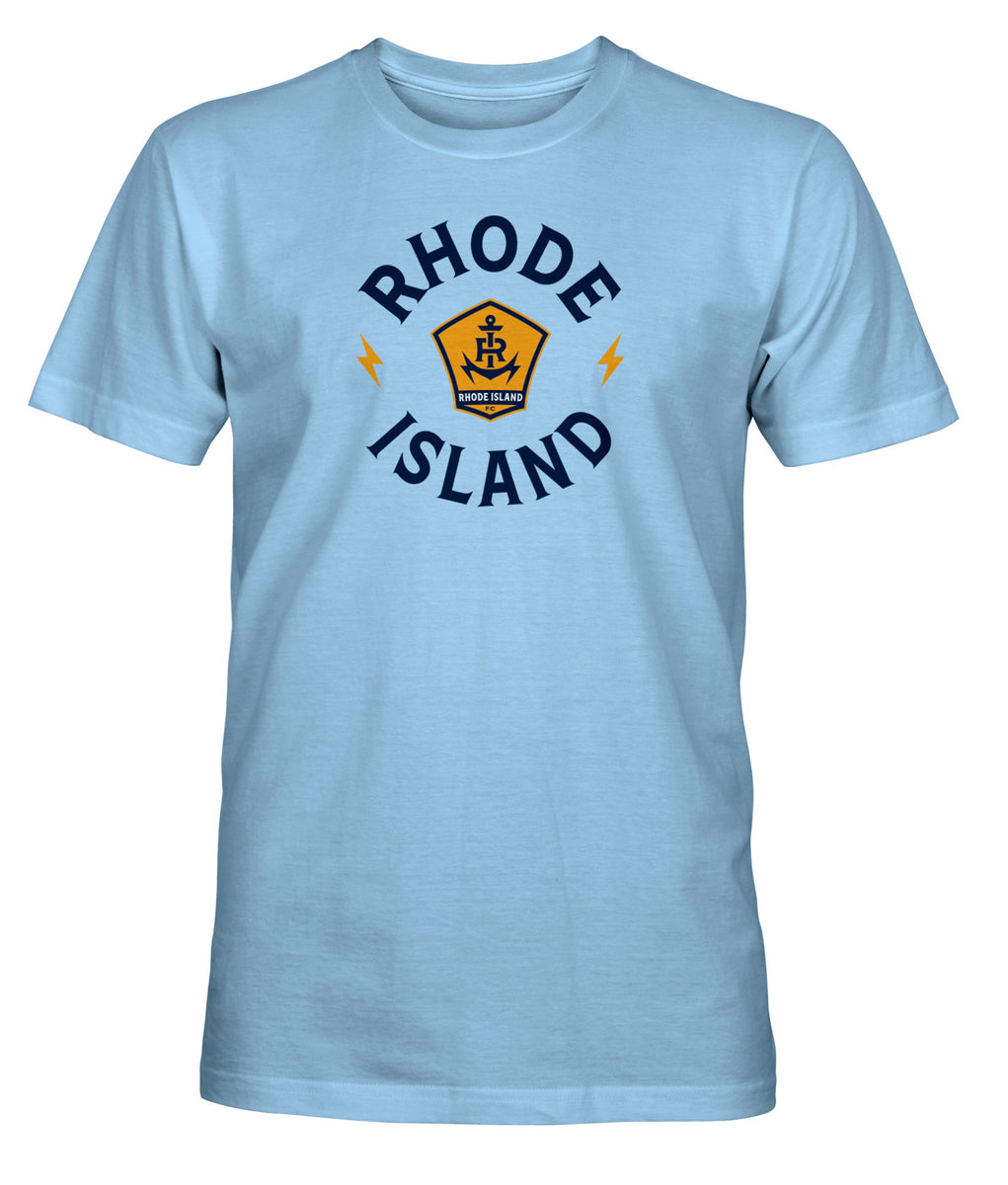 Rhode Island FC Established Cotton T-Shirt - Light Blue – 1863 Football ...