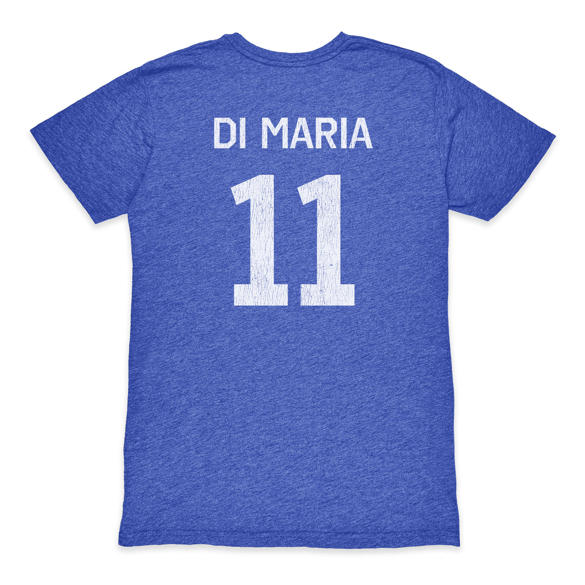 Argentina Angel Di Maria Vintage Triblend T-Shirt - Royal Blue – 1863 ...