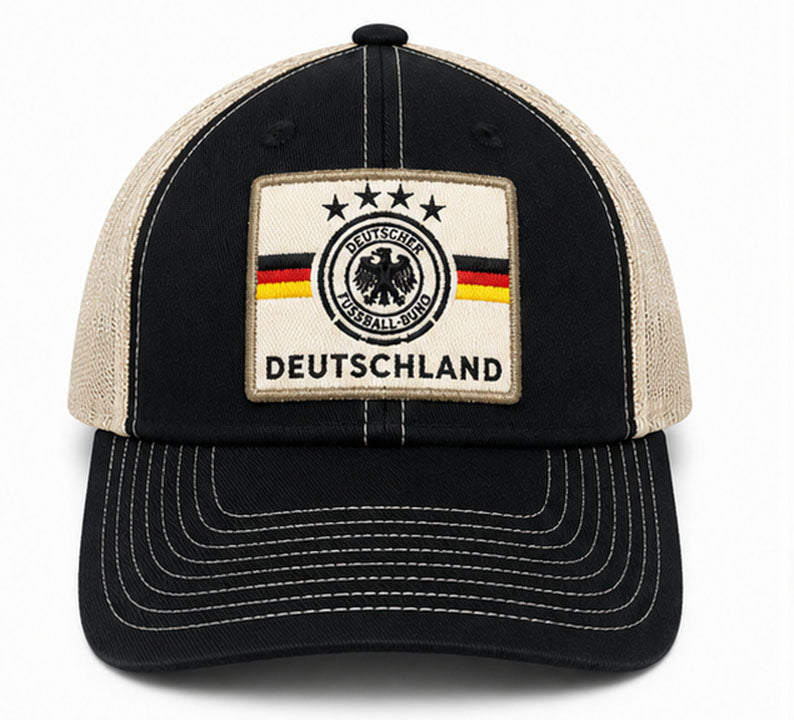 Dfb Hat Germany DFB Trucker Patch Hat - Black – 1863 Football Classics