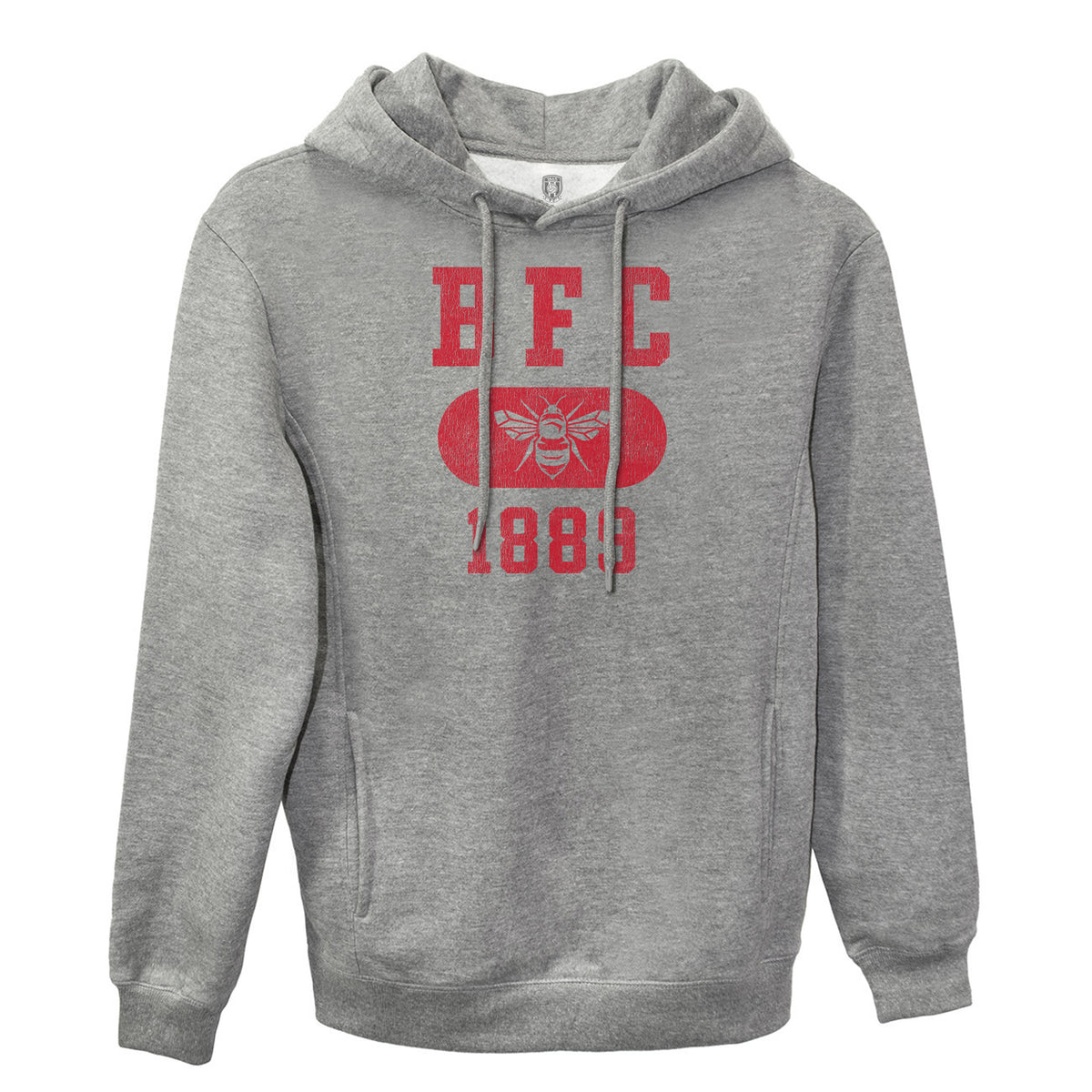 Brentford FC Bubble Fleece Pullover Hoodie - Grey – 1863 Football Classics