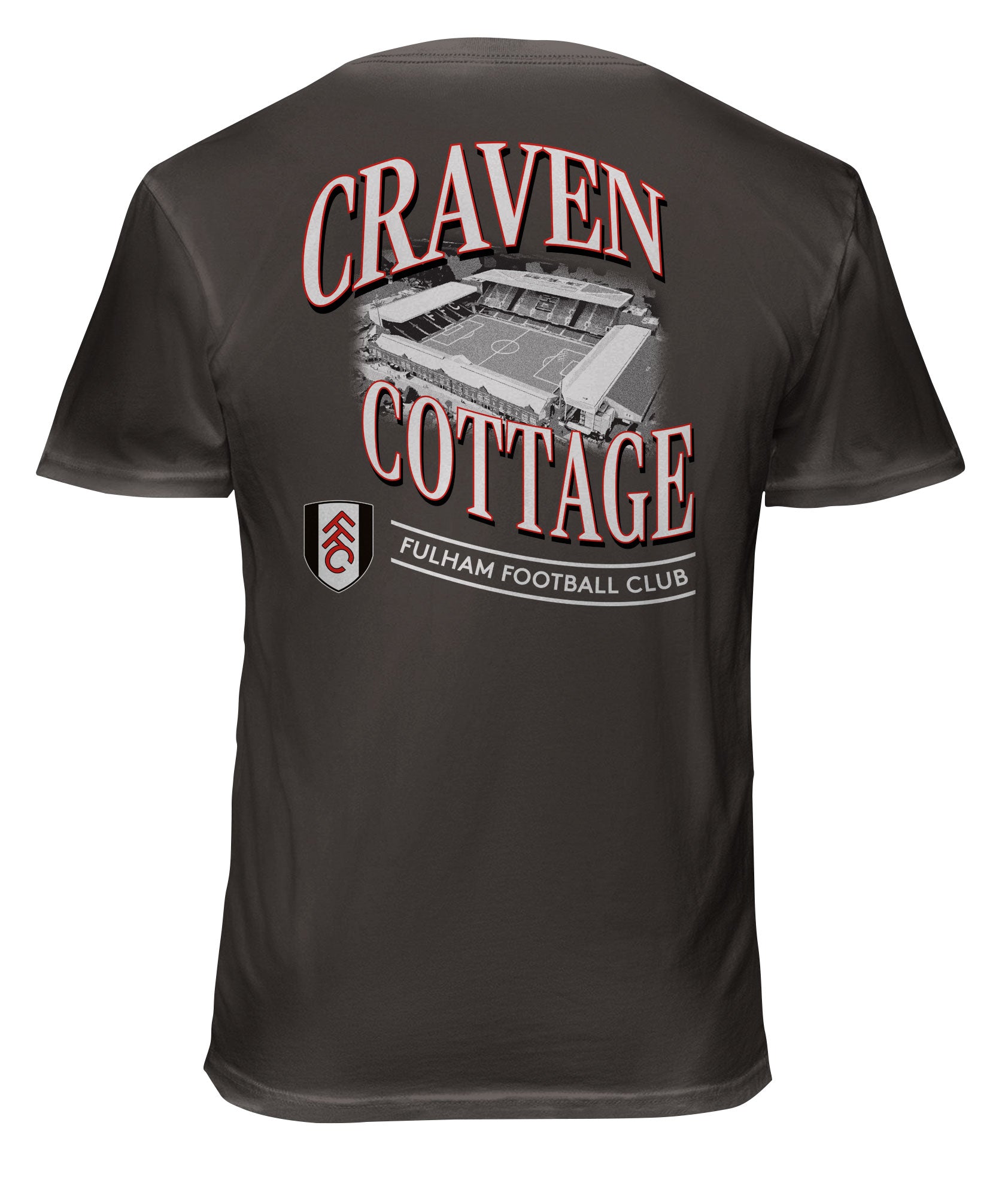 Veste De Survêtement Officielle Fulham FC - Style Rétro - Homme - Noir - Neuve