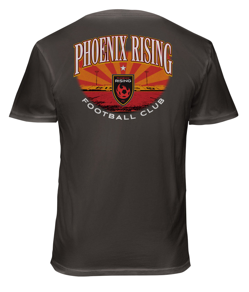 Phoenix Rising FC Stadium Soft Wash Cotton Tee - Graphite – 1863 ...
