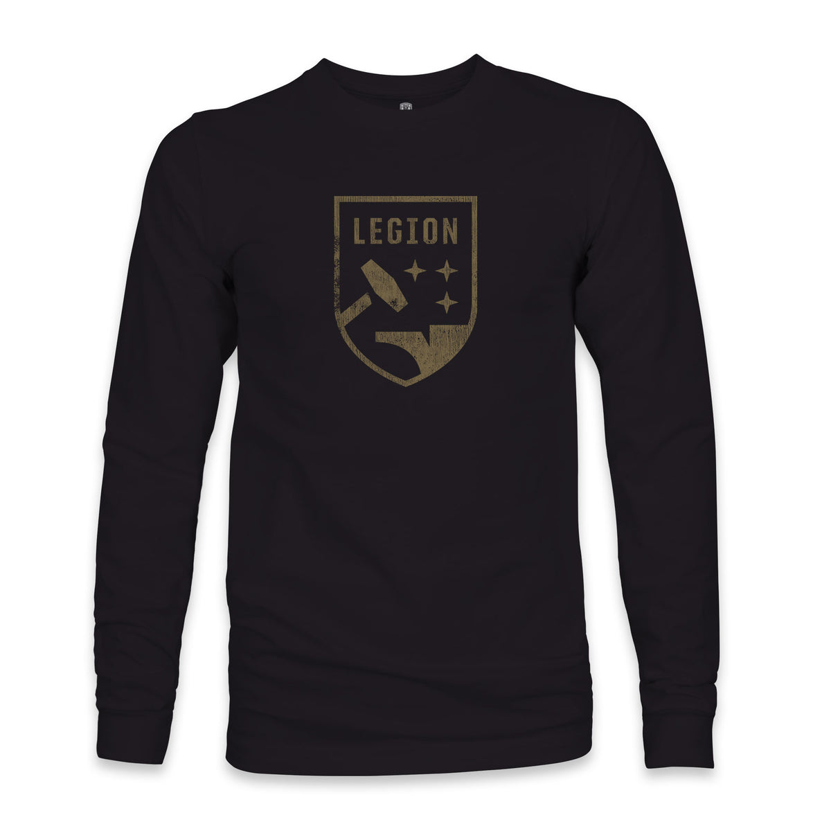 Birmingham Legion FC Mono Badge Cotton Long Sleeve T-Shirt - Black ...